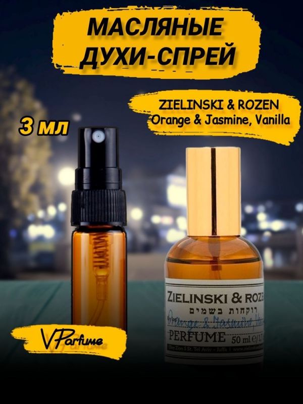Oil perfume spray Zielinski and Rosen FICTION (3 ml)